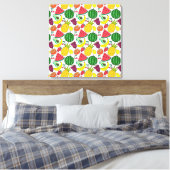Fruit seamless pattern | Fruit surface pattern 22 Canvas Afdruk (Insitu (Slaapkamer))