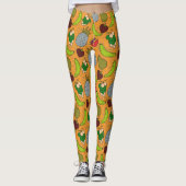 Fruit seamless pattern | Fruit surface pattern 23 Leggings (Voorkant)