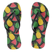 Fruit seamless pattern | Fruit surface pattern 26 Teenslippers (Voetbed)