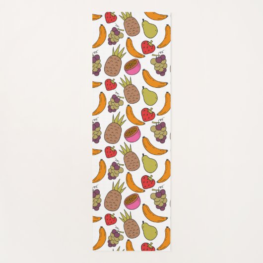 Fruit seamless pattern | Fruit surface pattern 33 Yogamat (Voorkant)