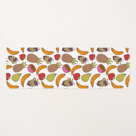 Fruit seamless pattern | Fruit surface pattern 33 Yogamat (Voorkant (horizontaal))