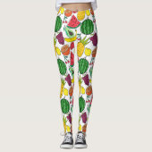 Fruit seamless pattern | Fruit surface pattern 37 Leggings (Voorkant)