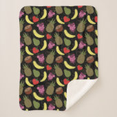 Fruit seamless pattern | Fruit surface pattern 51 Sherpa Deken (Voorkant)