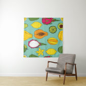 Fruit. Seamless vintage pattern Wandkleed (In Situ (horizontaal))
