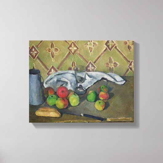 Fruit, Serviette en Milk Jug, c.1879-82 Canvas Afdruk (Voorkant)