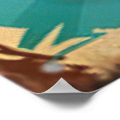 Fruit Sinaasappel vintage Poster (Hoek)