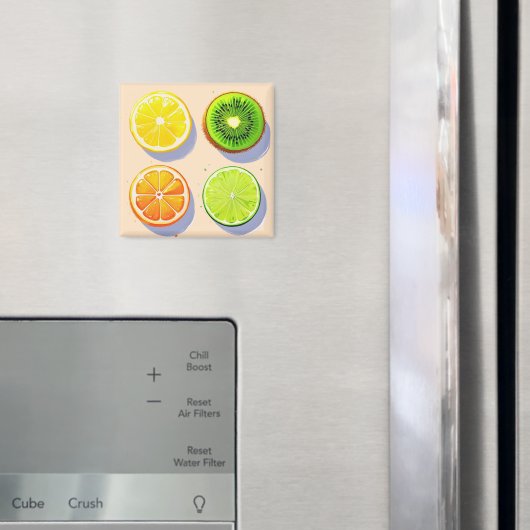 Fruit Slices Pop Art Magneet (Insitu (Koelkast))