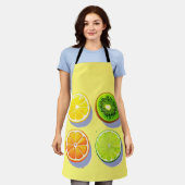 Fruit Slices Pop Art Schort (Gedragen)