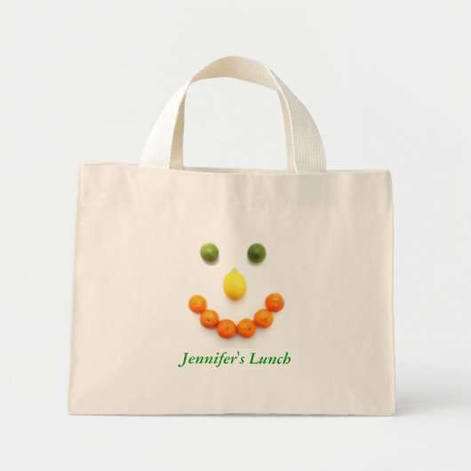 Fruit Smile Lunch Bag Mini Tote Bag (Voorkant)