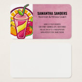 Fruit Smoothie | Health Nutrition Drinks Visitekaartje (Voorkant /achterkant)