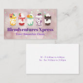 Fruit Smoothie Shakes | Bessen Visitekaartje (Voorkant / Achterkant)