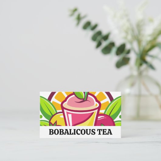 Fruit Smoothies | Restaurant Visitekaartje (Staand voorkant)