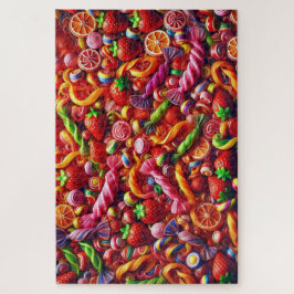 "Fruit Snoep Chaos" - Jigsaw Puzzel