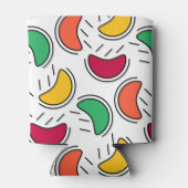 Fruit Snoep Shapes Pattern Blikjeskoeler (Achterkant)