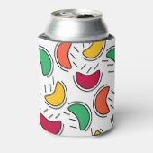 Fruit Snoep Shapes Pattern Blikjeskoeler (Blikje Achterkant)