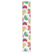 Fruit Snoep Shapes Pattern Lange Tafelloper (Voorkant)