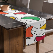 Fruit Snoep Shapes Pattern Lange Tafelloper