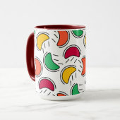 Fruit Snoep Shapes Pattern Mok (Voorkant links)