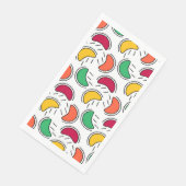 Fruit Snoep Shapes Pattern Servet (Hoek)