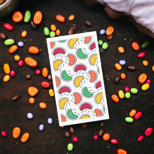 Fruit Snoep Shapes Pattern Servet