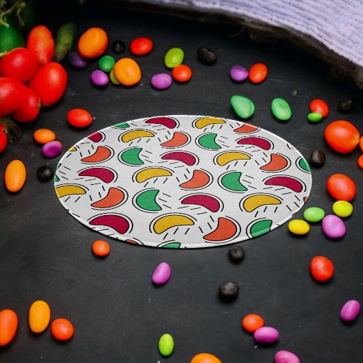 Fruit Snoep Shapes Pattern Snijplank