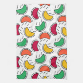 Fruit Snoep Shapes Pattern Theedoek (Verticaal)