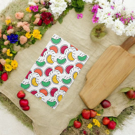Fruit Snoep Shapes Pattern Theedoek