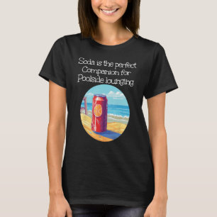 Fruit Soda Companion in Poolside loungen T-shirt