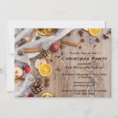 Fruit & Spice Decoratief Kerstfeest Kaart (Voorkant)