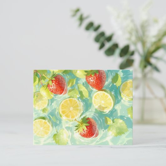 Fruit Splash Briefkaart (Staand voorkant)