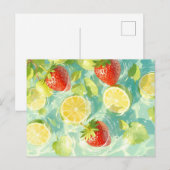 Fruit Splash Briefkaart (Voorkant / Achterkant)