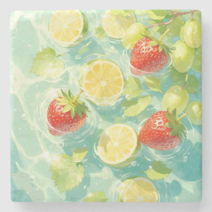 Fruit Splash Stenen Onderzetter