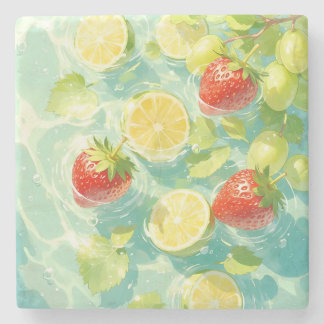 Fruit Splash Stenen Onderzetter