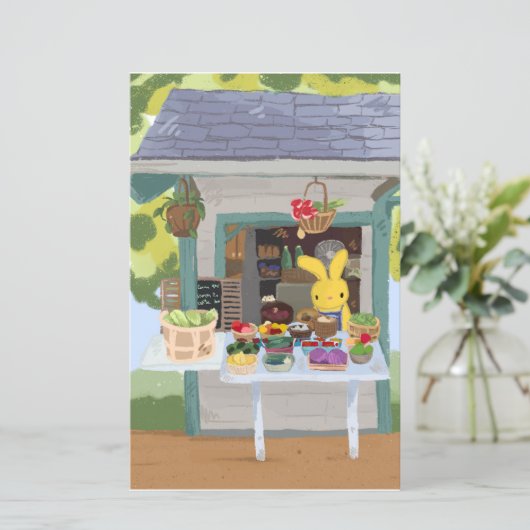 Fruit Stand Art Print (Staand voorkant)