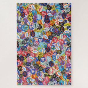 Fruit Sticker Montage Patroon Legpuzzel