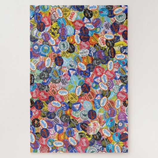 Fruit Sticker Montage Patroon Legpuzzel (Verticaal)