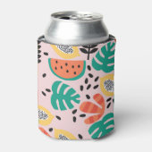 Fruit Stijlvol:  patroonontwerp. Blikjeskoeler (Blikje Voorkant)