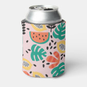 Fruit Stijlvol:  patroonontwerp. Blikjeskoeler (Blikje Achterkant)