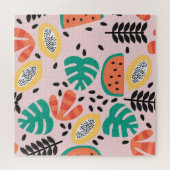 Fruit Stijlvol:  patroonontwerp. Legpuzzel (Horizontaal)