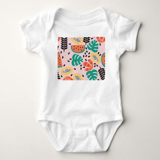 Fruit Stijlvol: patroonontwerp. Romper (Voorkant)