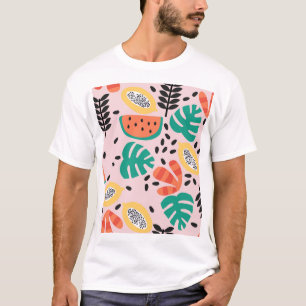Fruit Stijlvol: patroonontwerp. T-shirt