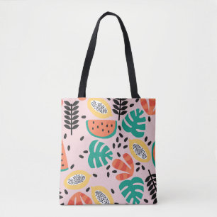 Fruit Stijlvol: patroonontwerp. Tote Bag