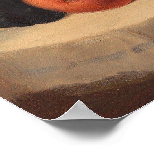 Fruit still Life, Robert Duncanson Fine Art Poster (Hoek)