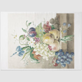 Fruit Stilleven Bloemen Ephemera Decoupage Tissuepapier