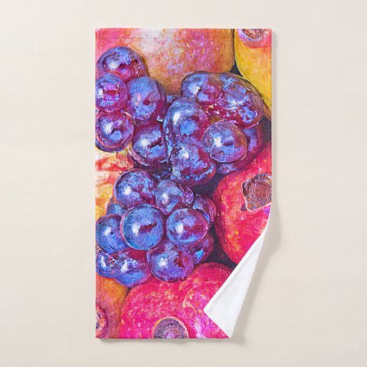 Fruit Stilleven Kunst Bad Handdoek (Handdoek)