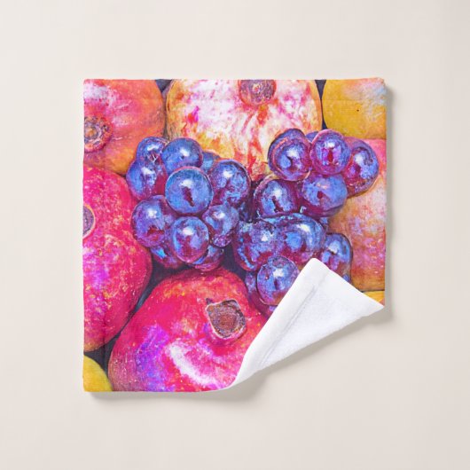 Fruit Stilleven Kunst Bad Handdoek (Wasdoekje)
