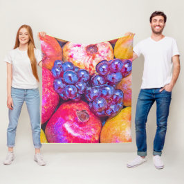 Fruit Stilleven Kunst Fleece Deken