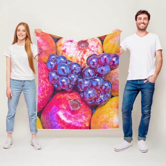 Fruit Stilleven Kunst Fleece Deken (In situ)