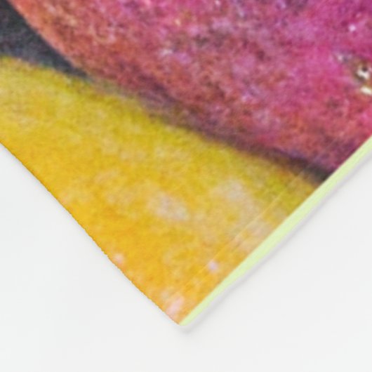 Fruit Stilleven Kunst Fleece Deken (Hoek)