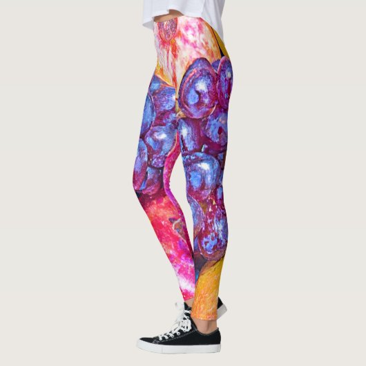 Fruit Stilleven Kunst Leggings (Links)